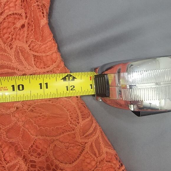 B. Darlin Lace Fit & Flare Dress 5/6 Sleeveless Terracotta Occasion - Picture 7 of 9